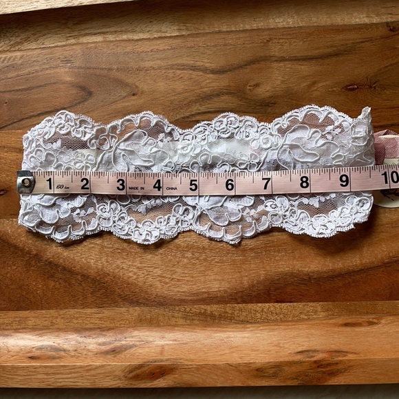 Little Lovelies | White Vintage Lace Bridal Headband - Picture 13 of 15